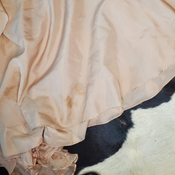 Silk Ruffled Formal Dress - Picture 9 of 9